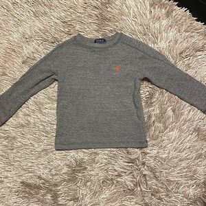 POLO Ralph‎ Lauren 2T Gray Long Sleeve Shirt